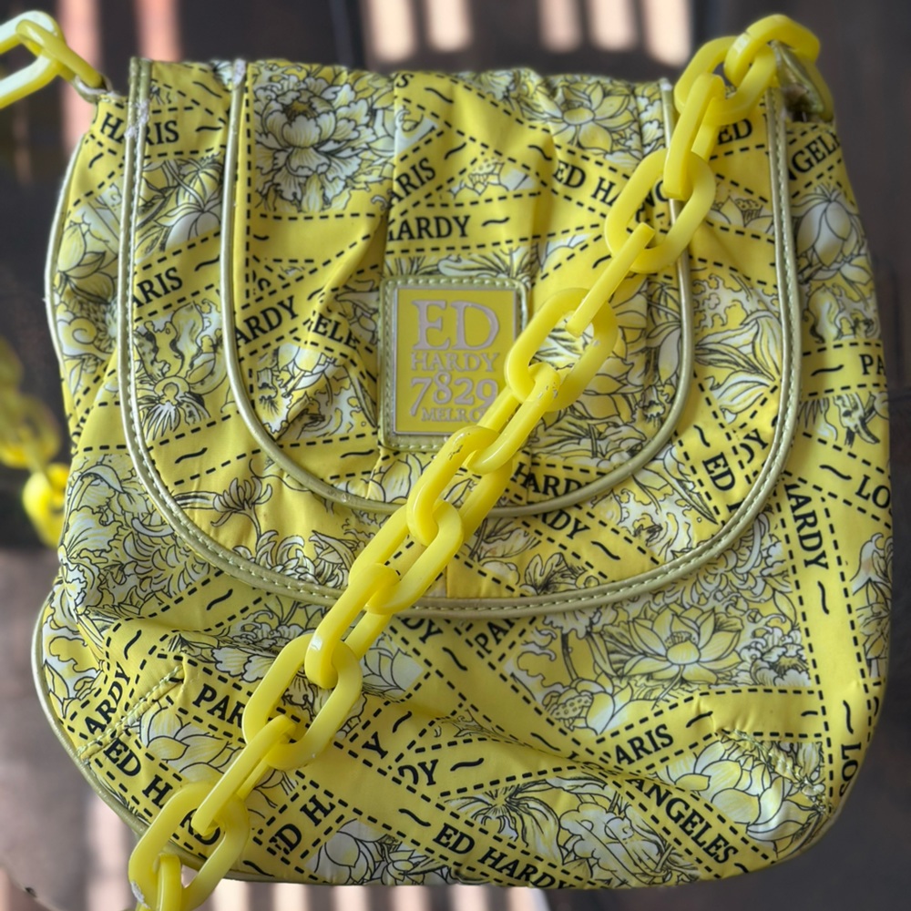 Iconic Early 2000s Ed Hardy Crossbody Gem